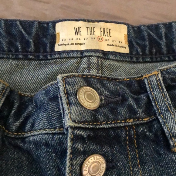 Free People Distress Skirt Size 29! - Picture 3 of 3